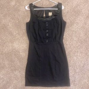 Black fitted dress from American Eagle.